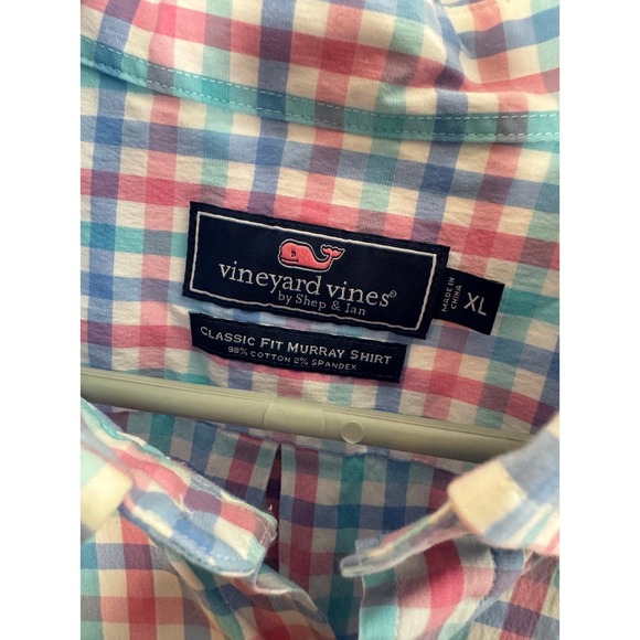Vineyard Vines XL Murray Shirt Mens Classic Fit Plaid Button Down Long Sleeve - Picture 1 of 6